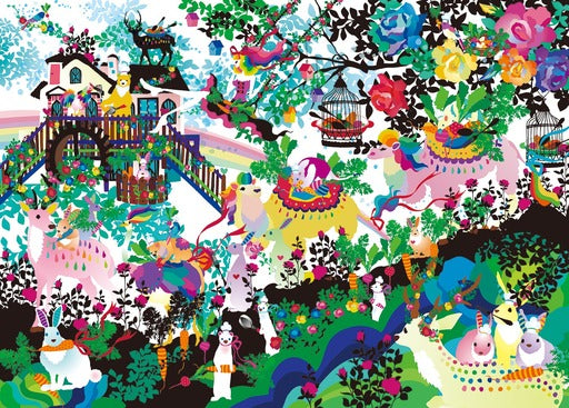 拼圖 - 繪畫/創作砌圖/幸福香氣隨風飄揚/500塊