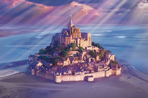 拼圖 - 風景砌圖/聖米歇爾山之光/1000塊