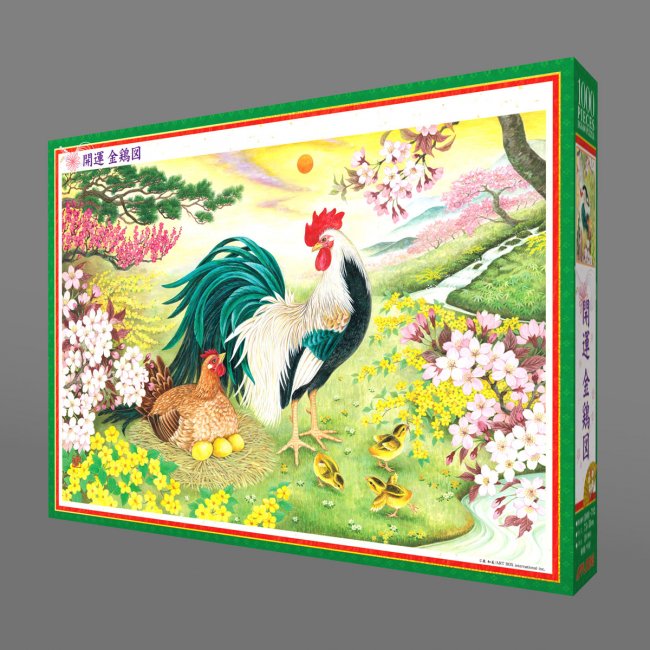 開運金雞圖 - 1000塊(標準)