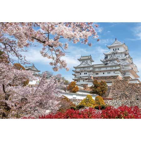 櫻花盛開的姬路城(兵庫) - 1000(極小)塊