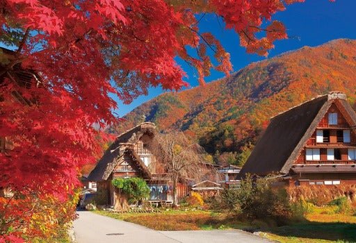 拼圖 - 風景砌圖/白川鄉深秋/300塊