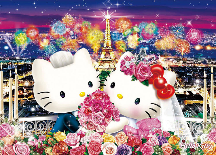 拼圖 - 卡通砌圖/巴黎婚禮/600塊