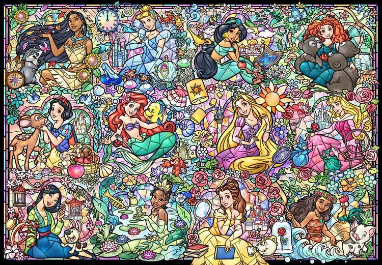 拼圖 - 迪士尼砌圖/迪士尼公主彩繪/1000塊