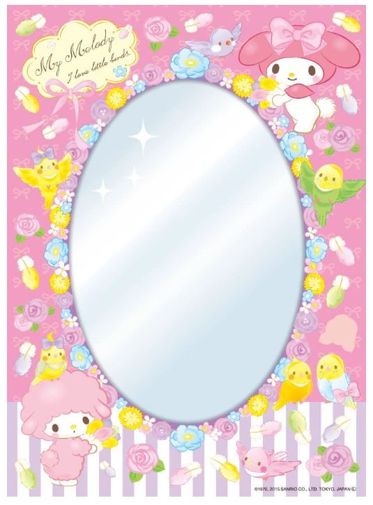 【經典收藏】My Melody & My Sweet Piano 鏡子 - 65塊(標準)
