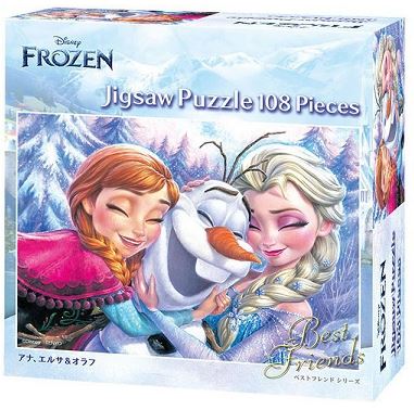 安娜、愛莎和奧拉夫 - 108塊(標準)