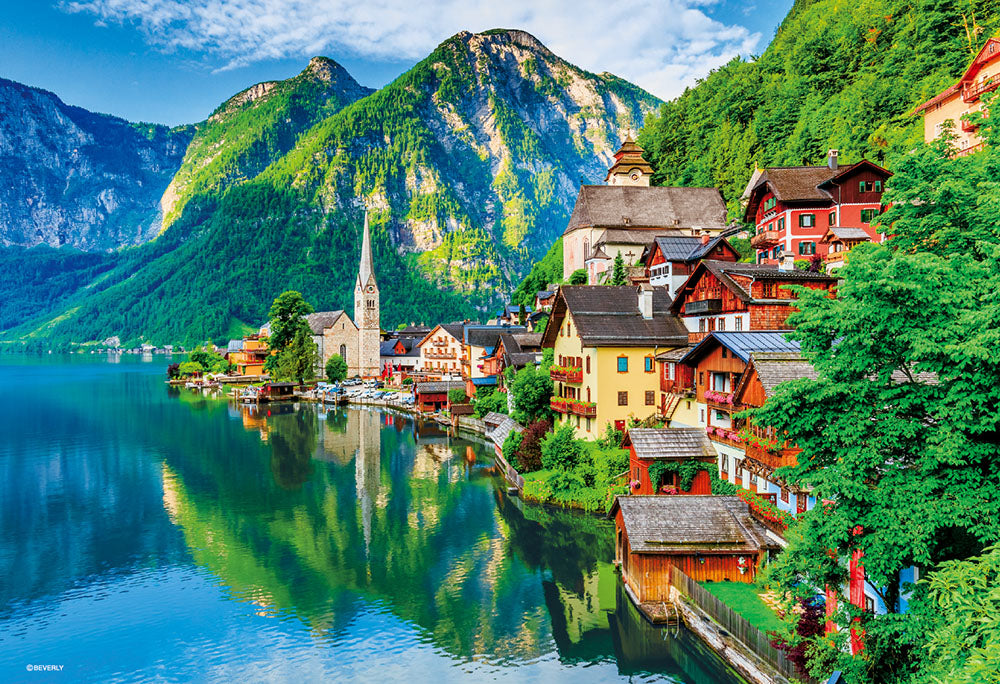 拼圖 - 風景砌圖/哈爾施塔特湖畔/1000塊