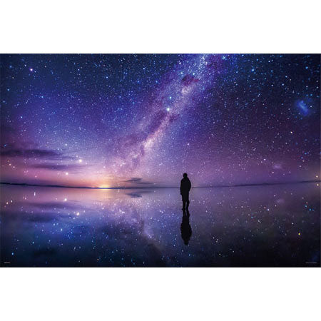 在銀河的岸邊（烏尤尼鹽湖）- 1000(標準)塊[夜光]