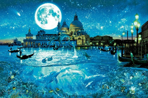 威尼斯世界旅遊 - 1000(標準)塊[夜光] - Puzzle holiday