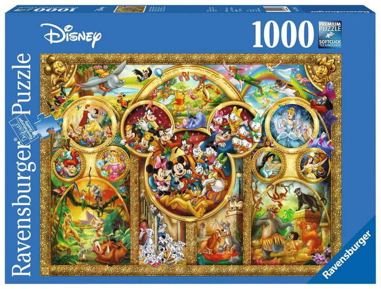 最美麗的迪士尼主題 - 1000(標準)塊 - Puzzle holiday
