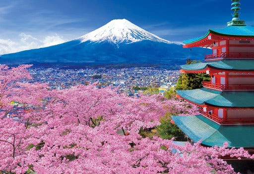 拼圖 - 風景砌圖/富士和五層寶塔/300塊