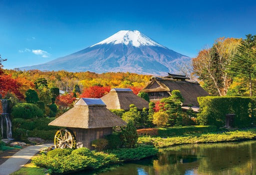 拼圖 - 風景砌圖/忍野和富士山/300塊