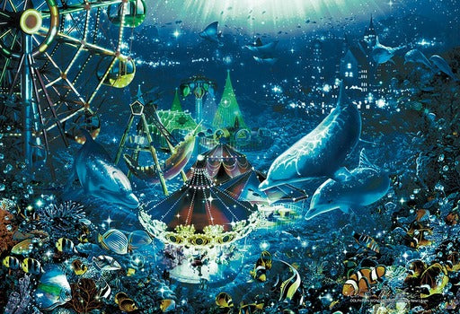 海豚仙境 - 1053(極小)塊[夜光] - Puzzle holiday