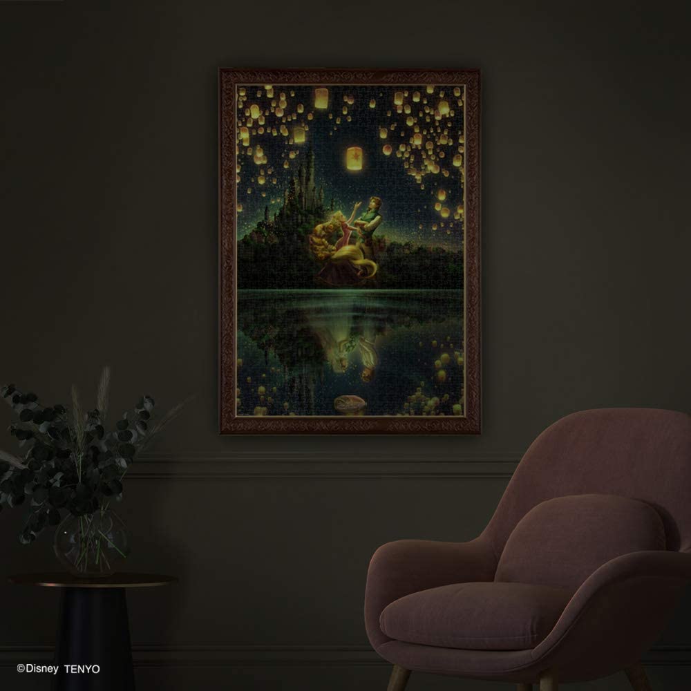 湖面上的夜燈 - 1000(標準)塊[夜光] - Puzzle holiday