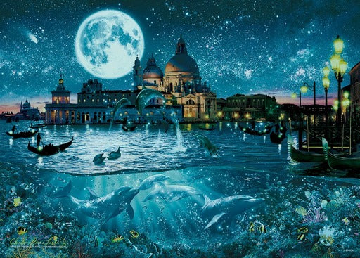 威尼斯世界旅遊 - 2000(極小)塊[夜光] - Puzzle holiday