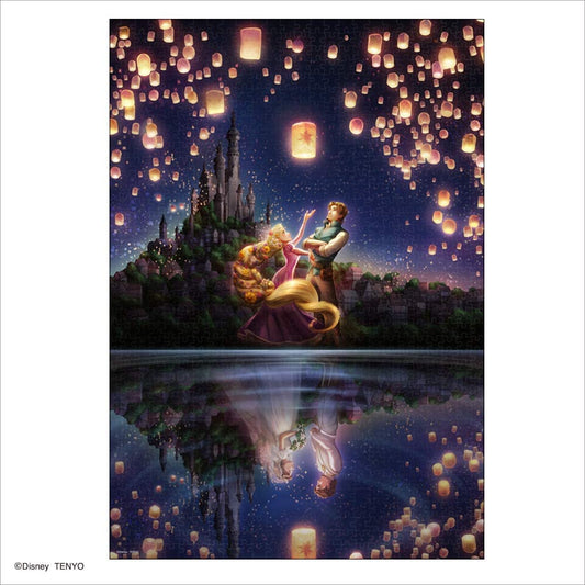 拼圖 - 迪士尼砌圖/湖面上的夜燈/1000塊[夜光]