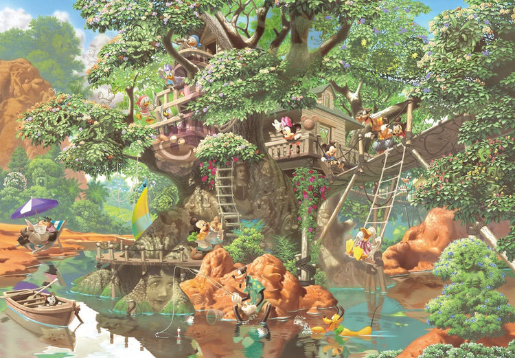 拼圖 - 迪士尼砌圖/神秘的森林樹屋/1000塊