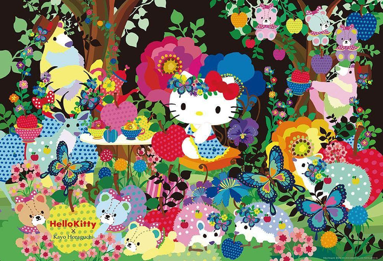 拼圖 - 卡通砌圖/Hello Kitty 森林茶會/1000塊